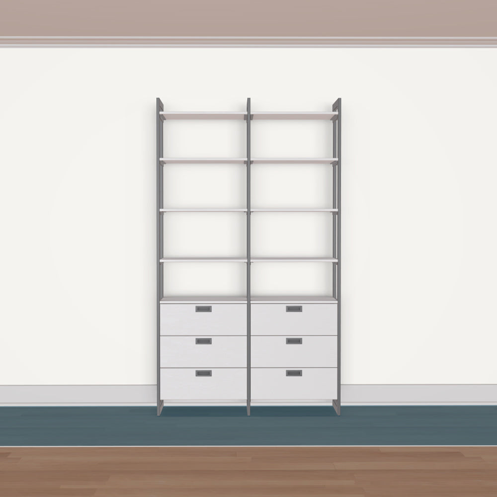 Martha Stewart 4ft Pantry Storage & 3 Bin Cabinet System