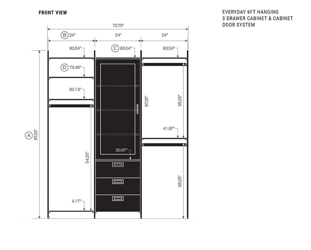 Martha Stewart 4ft Pantry Storage & 3 Bin Cabinet System – California  Closets