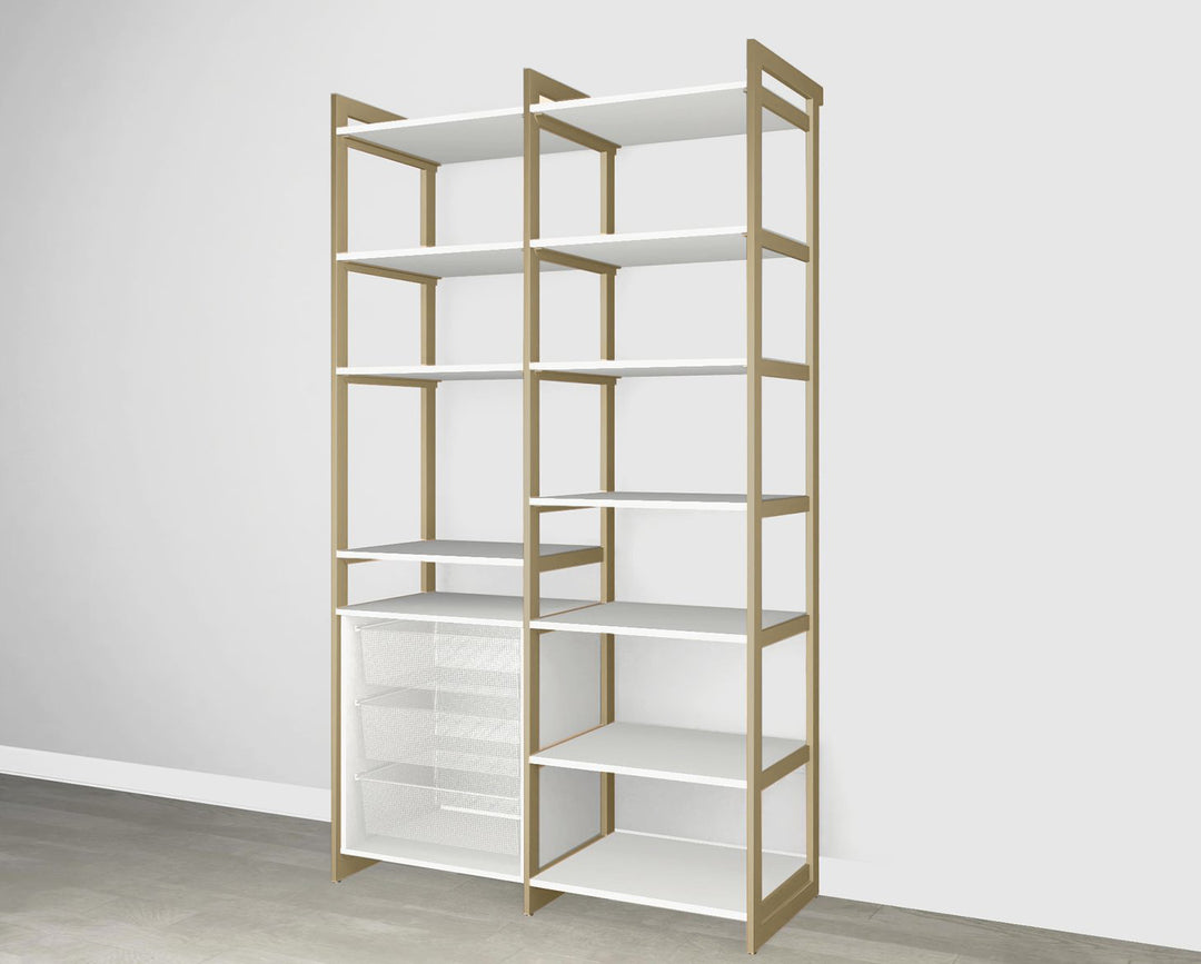 Martha Stewart 4ft Pantry Storage & 3 Bin Cabinet System