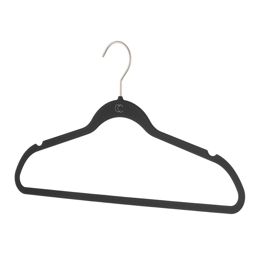 Clothes Hangers, Pack of 50 Plastic Coat Hangers, Non-Slip, Space