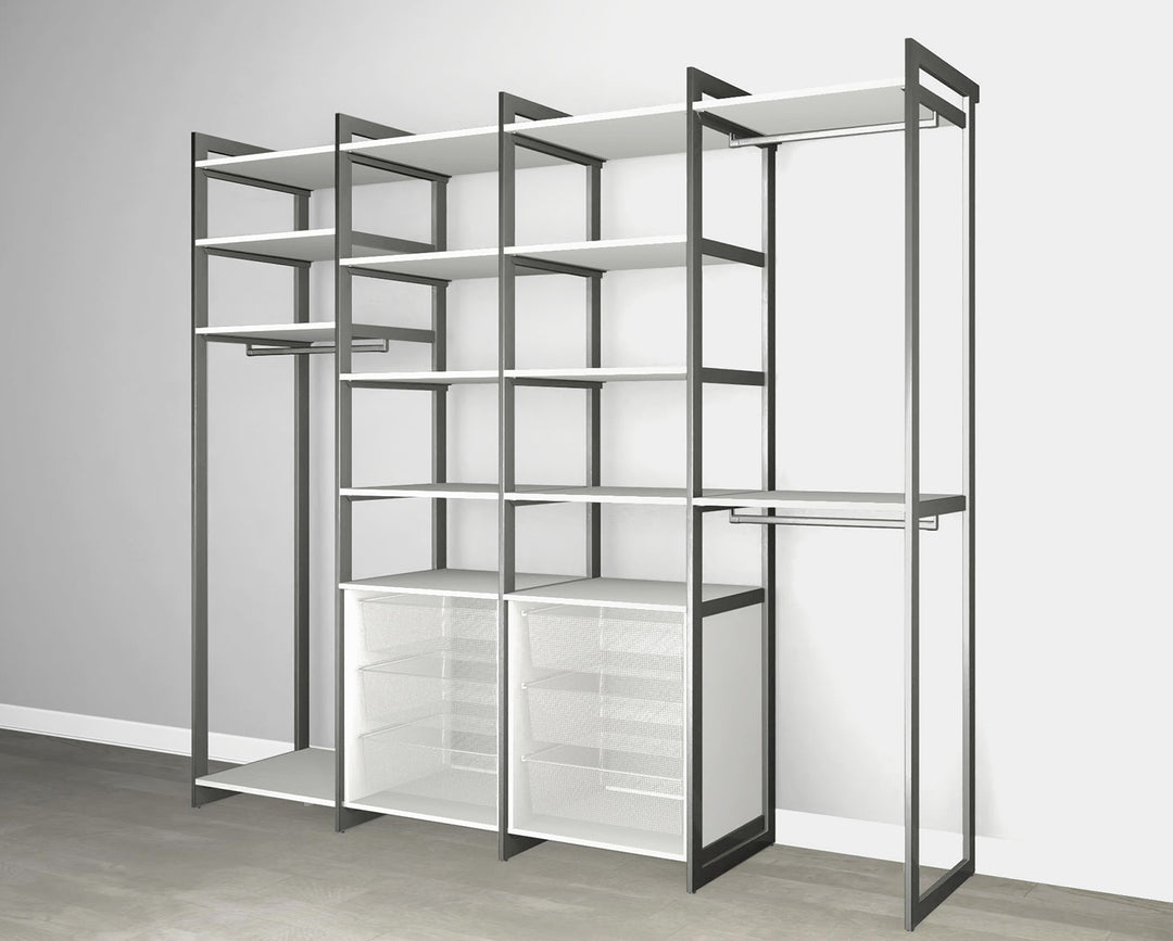 Martha Stewart Everyday Closet Hanging & 6 Bin Cabinet System