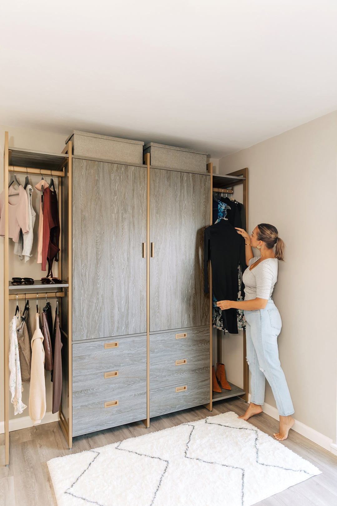 Martha Stewart Everyday 5ft Double Hanging Closet System