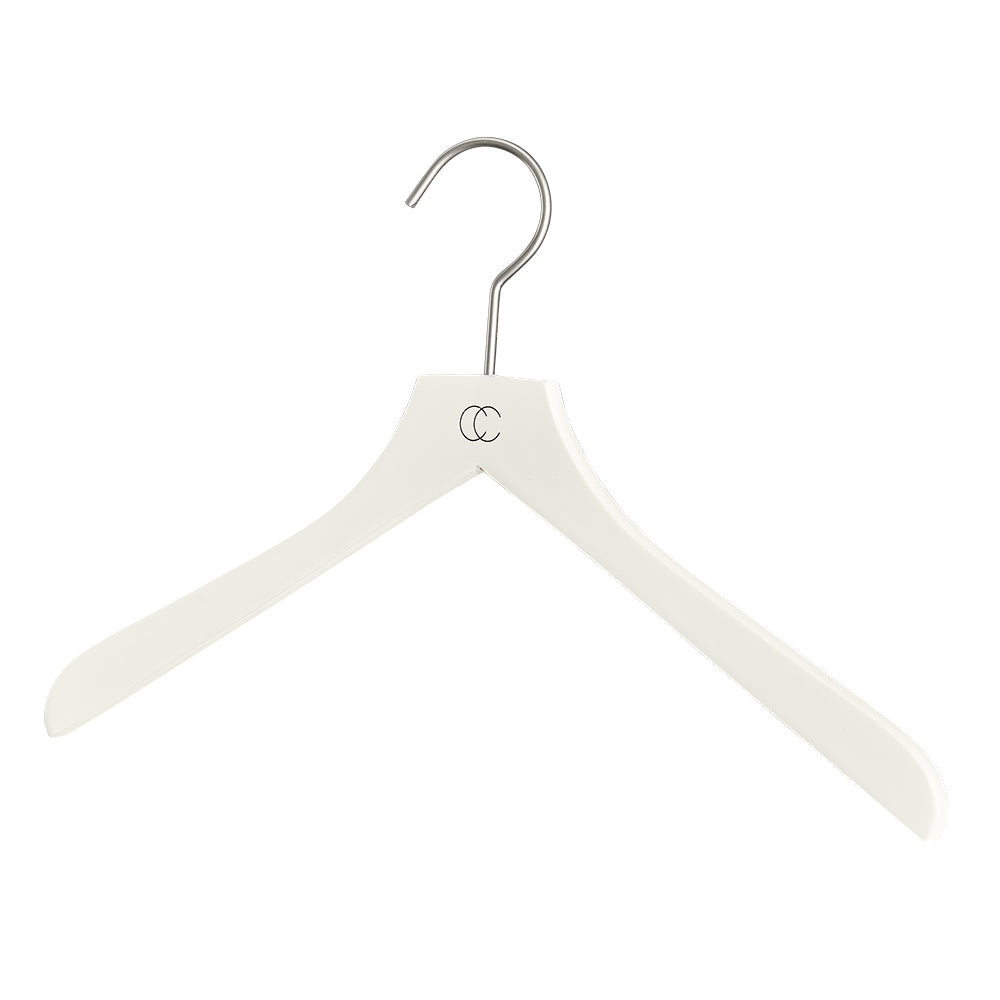 White Wooden Dress-Shirt Hanger  Product & Reviews - Only Hangers – Only  Hangers Inc.